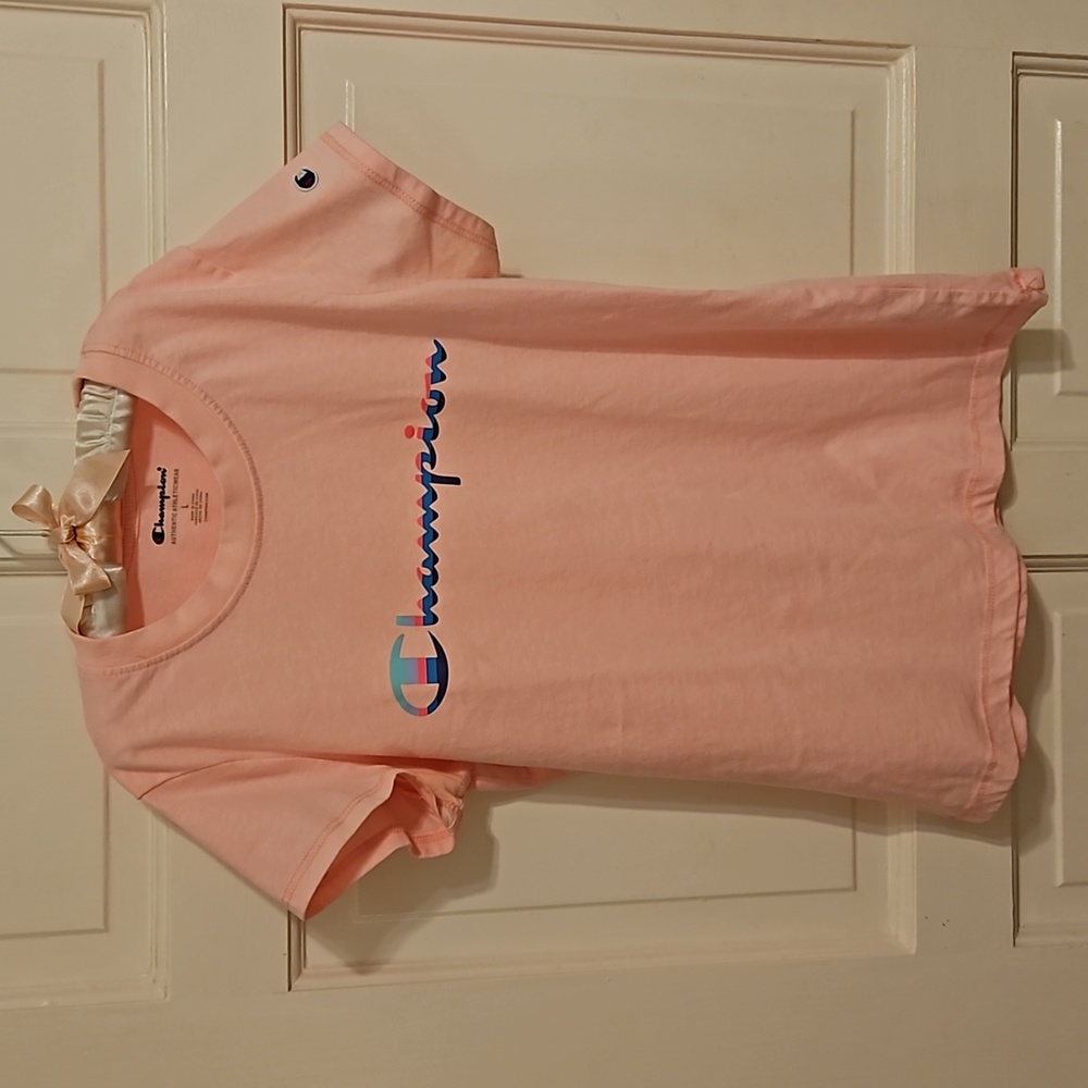 Champion Pink T-Shirt, Girls Size L